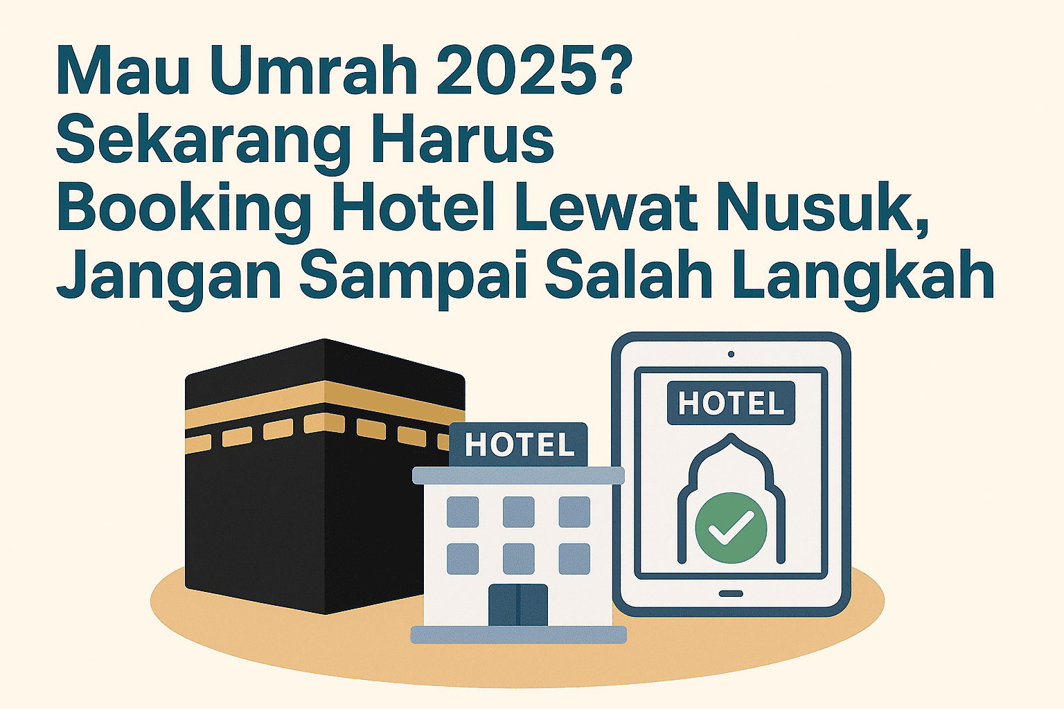 Mau Umrah 2025? Sekarang Harus Booking Hotel Lewat Nusuk, Jangan Sampai Salah Langkah!